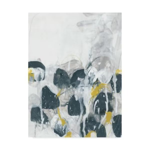 June Erica Vess 'Stones Throw I' Canvas Art, 14x19, Trademark Fine Art, Mfr#: WAG06699-C1419GG